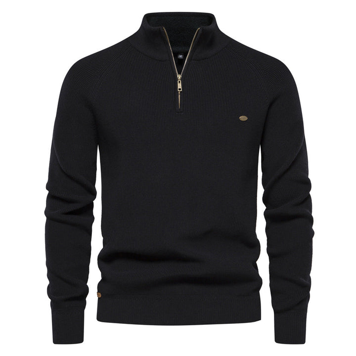 Jacob - Quarter-Zip Textured Jumper