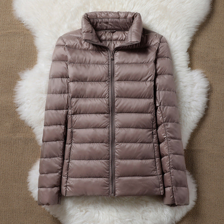 TRANSITIONAL PUFFED JACKET | CHAMPAGNE
