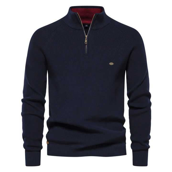 Jacob - Quarter-Zip Textured Jumper