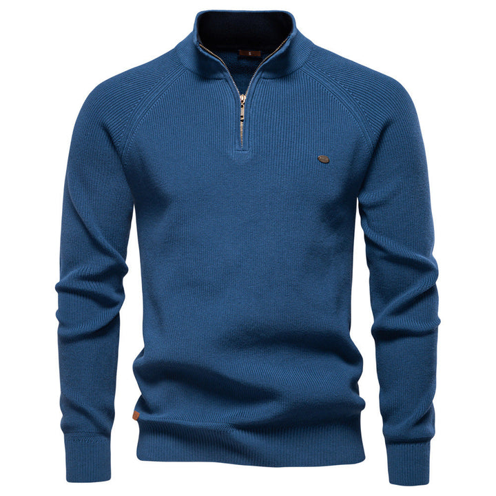 Jacob - Quarter-Zip Textured Jumper