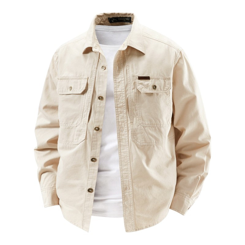 Hetty London Long Sleeve Utility Shirt for Men