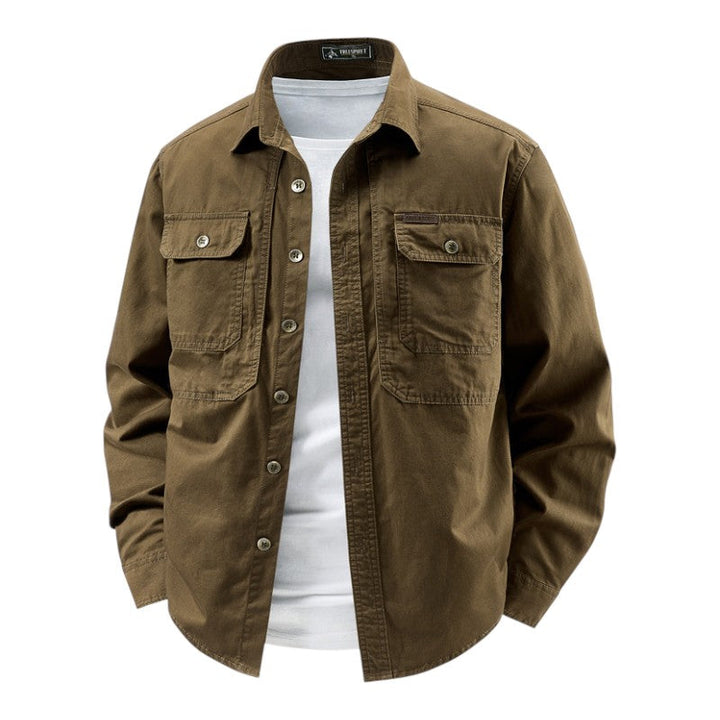 Hetty London Long Sleeve Utility Shirt for Men