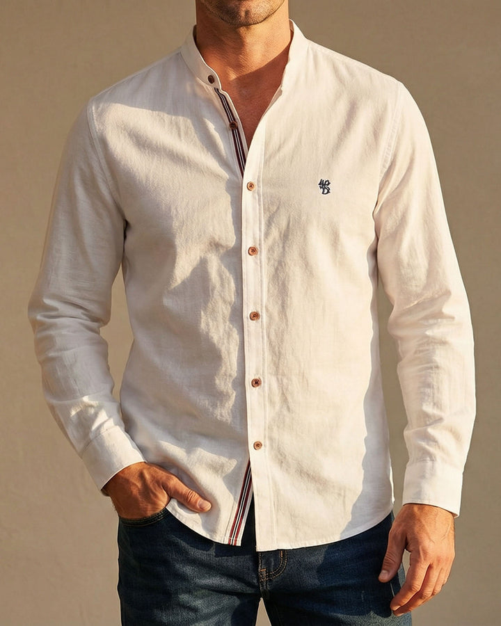 Hetty London Officer Collar Shirt for Men