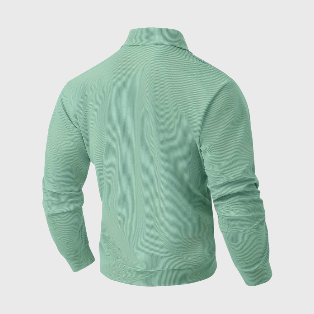 Hetty London Long Sleeve Drawstring Shirt for Men