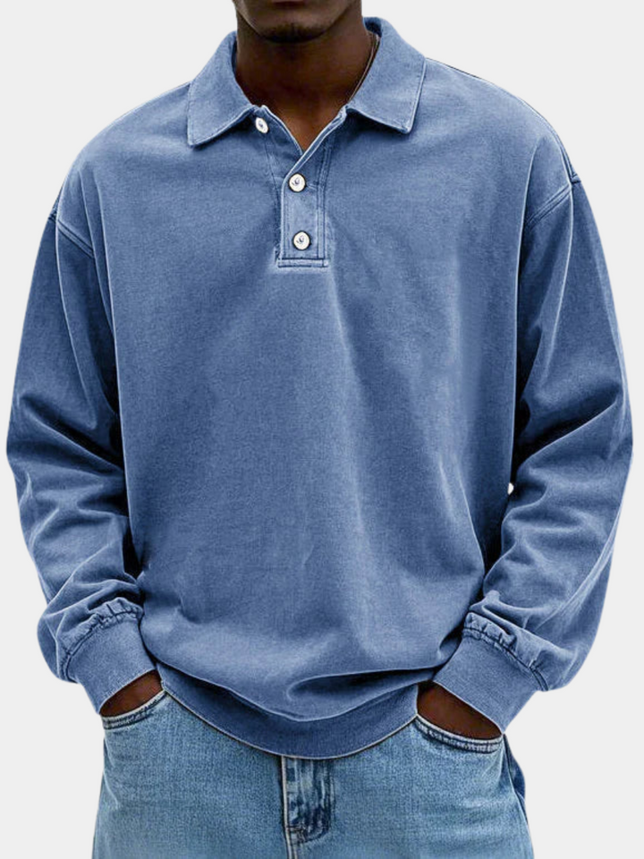 Hetty London Relaxed Pullover Polo Shirt