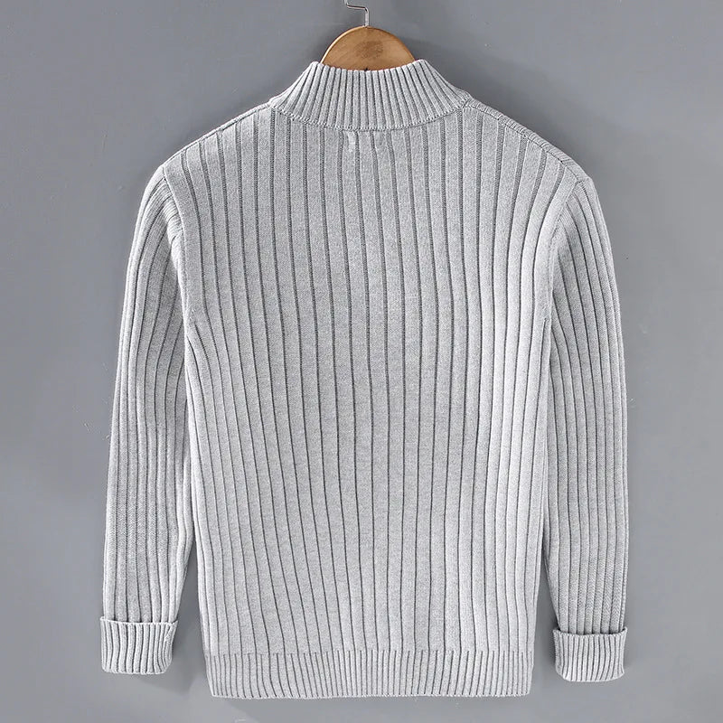 Vaughan - Merino Zip Cardigan