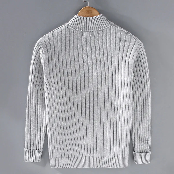 Vaughan - Merino Zip Cardigan