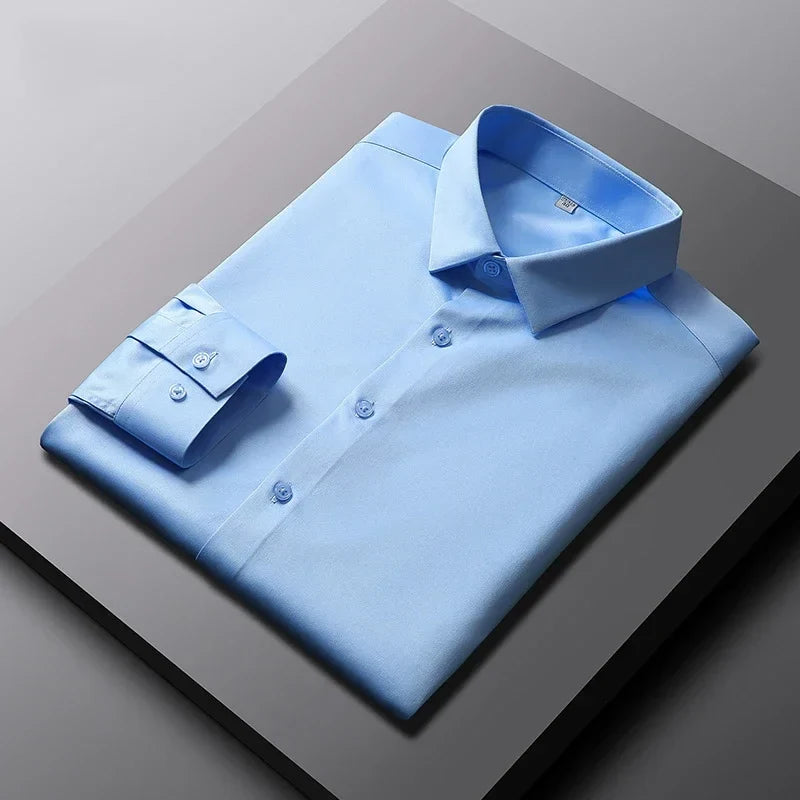 Hetty London Classic Formal Long Sleeve Shirt for Men