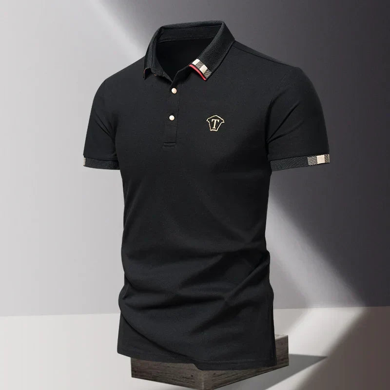 Hetty London Zip Polo Shirt for Men