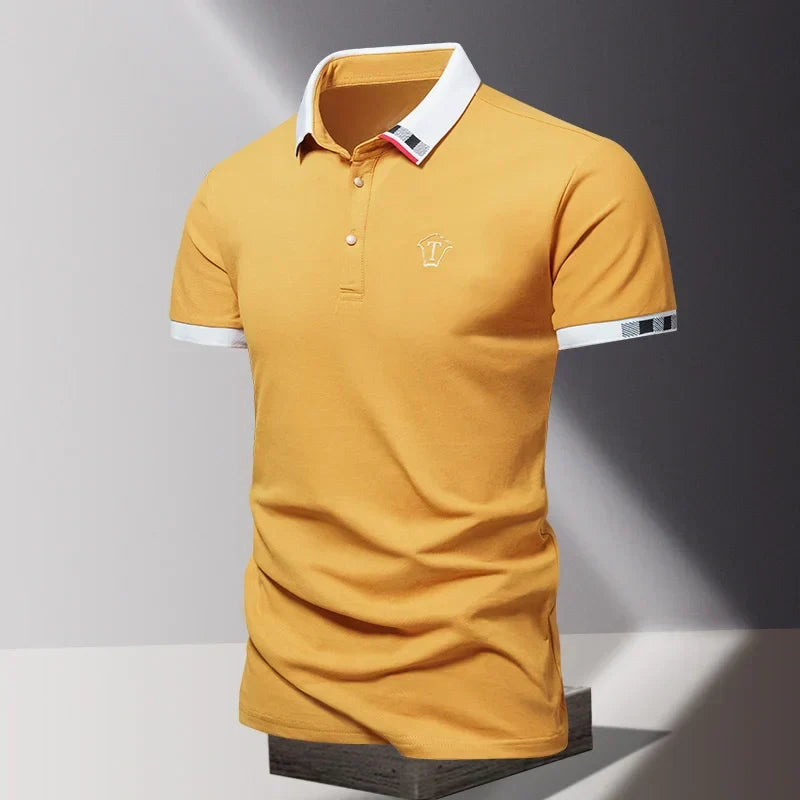 Hetty London Zip Polo Shirt for Men