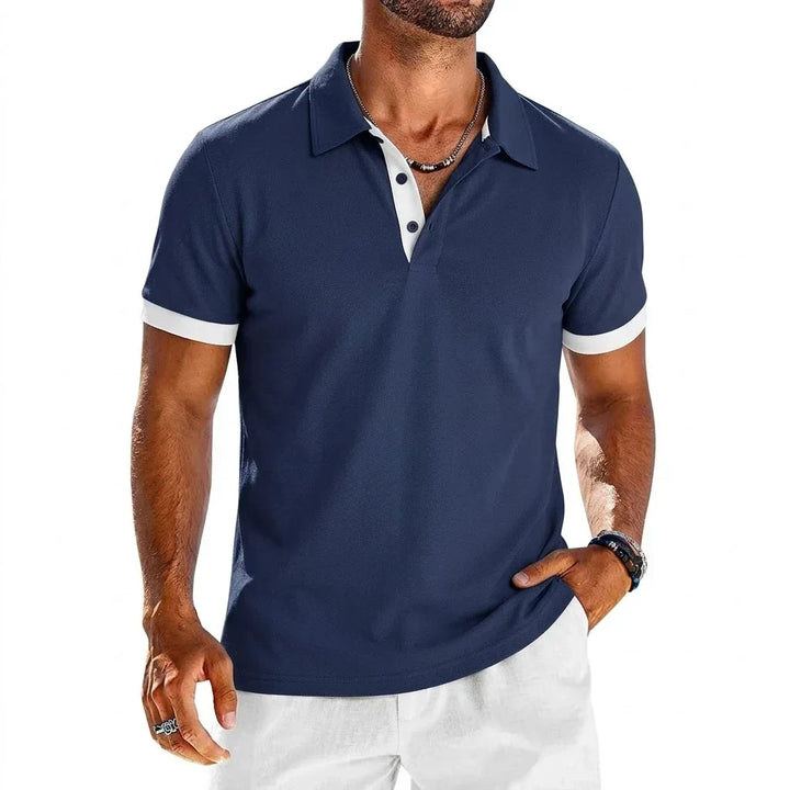 Hetty London Contrast Polo Shirt for Men