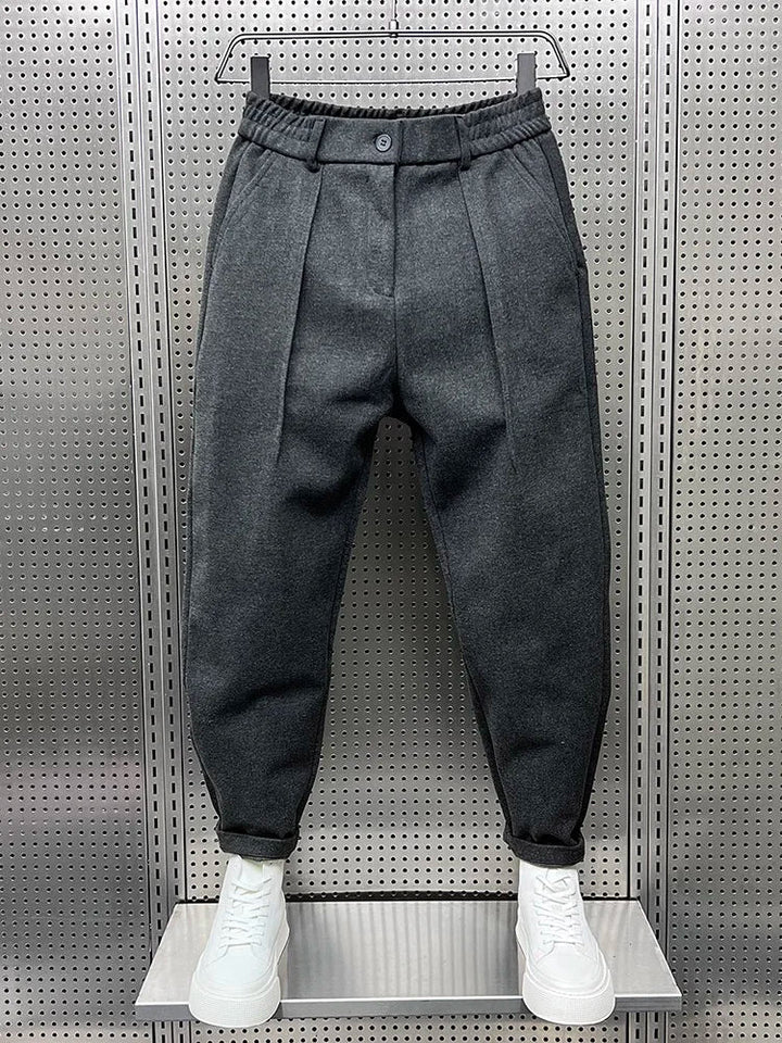 Rupert - Textured Pleated Trousers