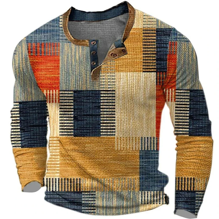 Hetty London Patchwork Shirt for Men