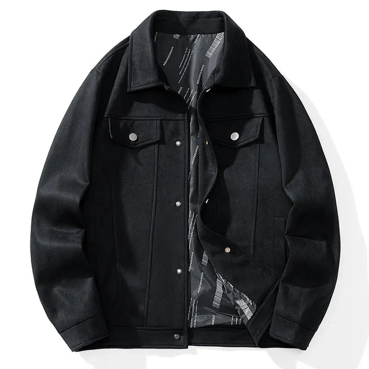 Monty - Suede Trucker Jacket