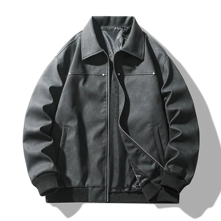 Lionel - Leather Bomber Jacket
