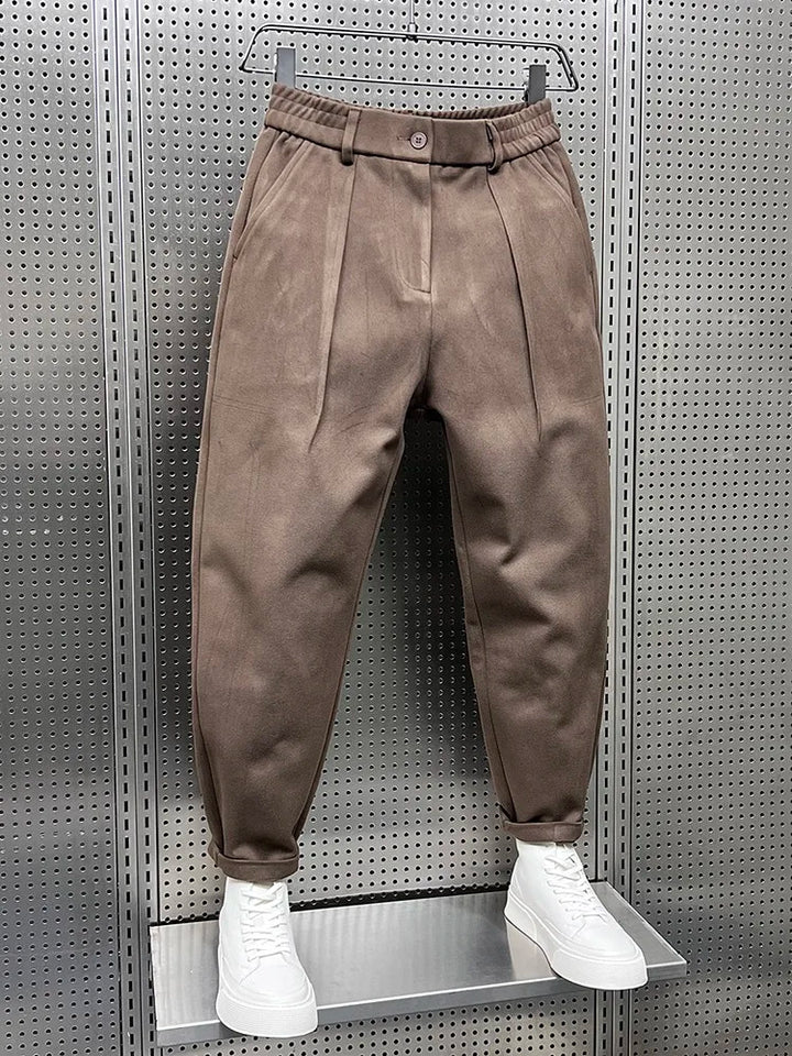 Rupert - Textured Pleated Trousers