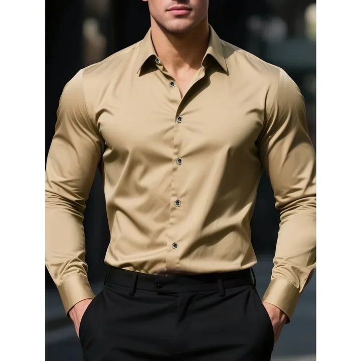Hetty London Business Long Sleeve Shirt for Men