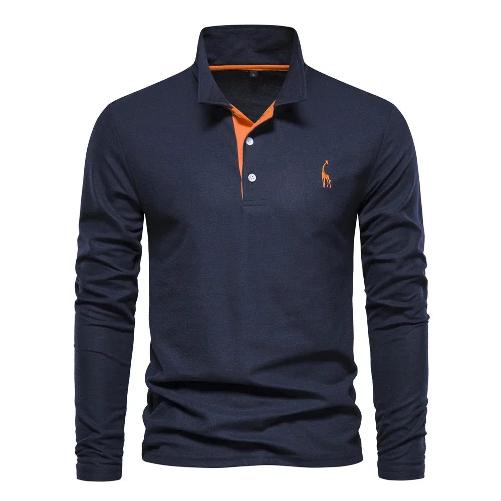 Hetty London Embroidered Polo Shirt for Men