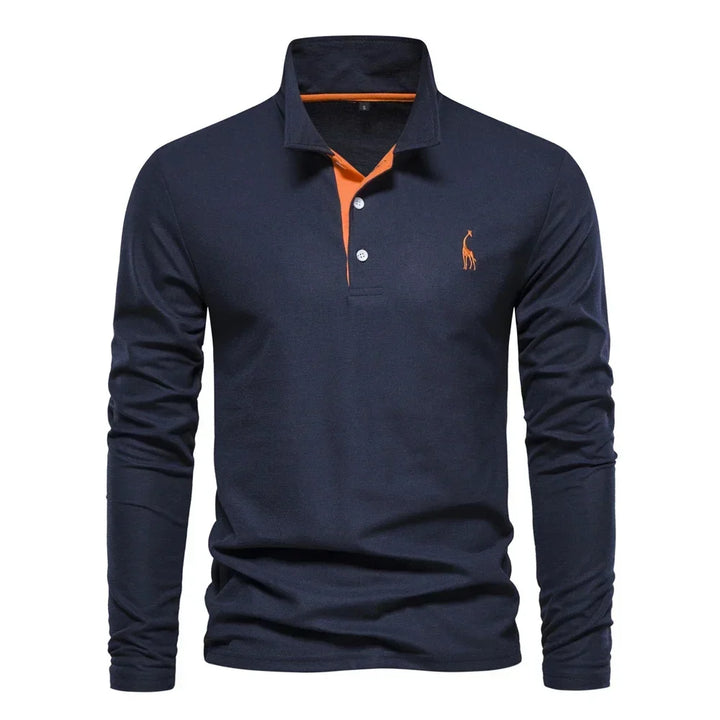 Hetty London Embroidered Polo Shirt for Men