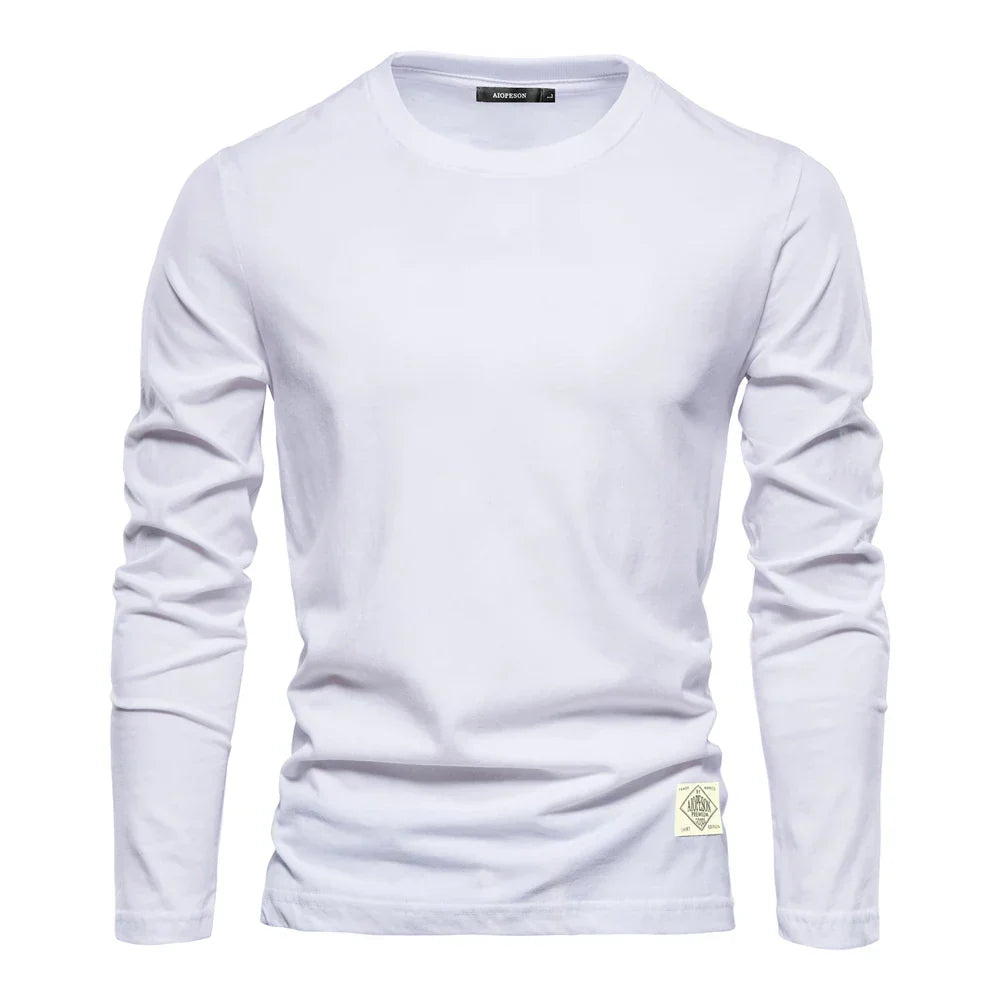 Hetty London Elegant Long Sleeve T-Shirt for Men