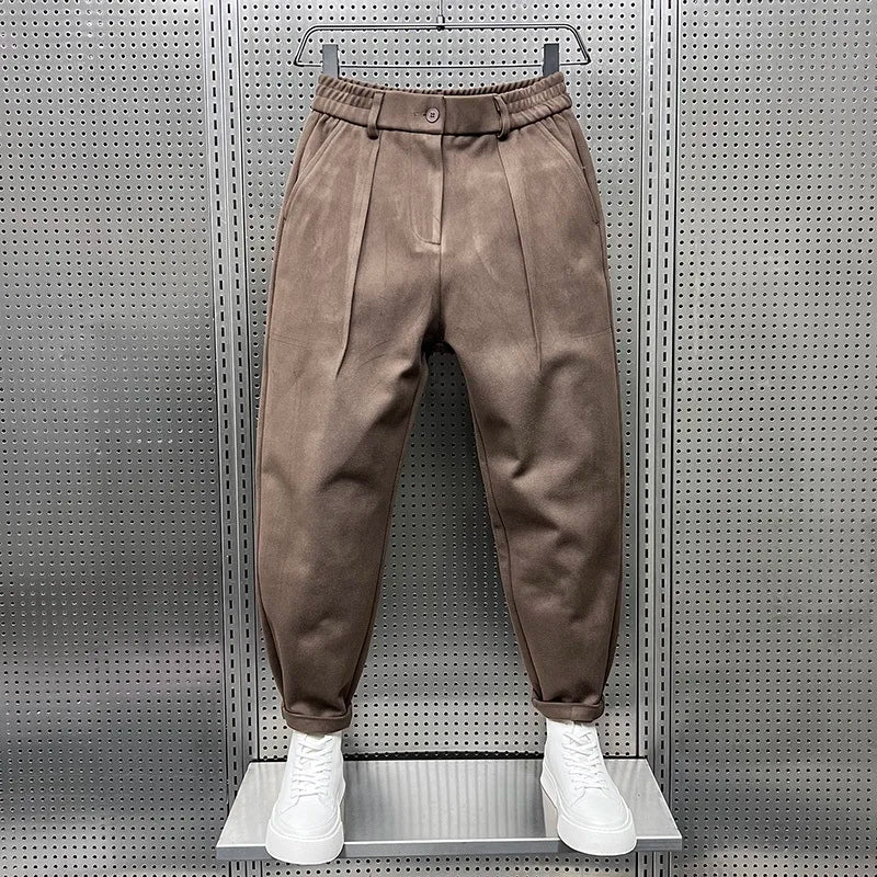 Rupert - Textured Pleated Trousers