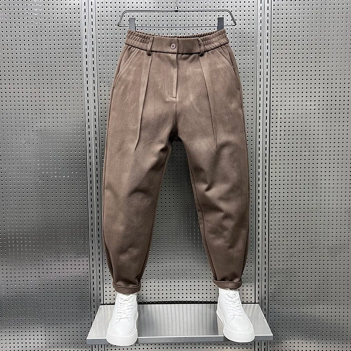 Rupert - Textured Pleated Trousers