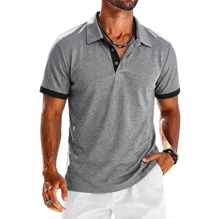 Hetty London Contrast Polo Shirt for Men