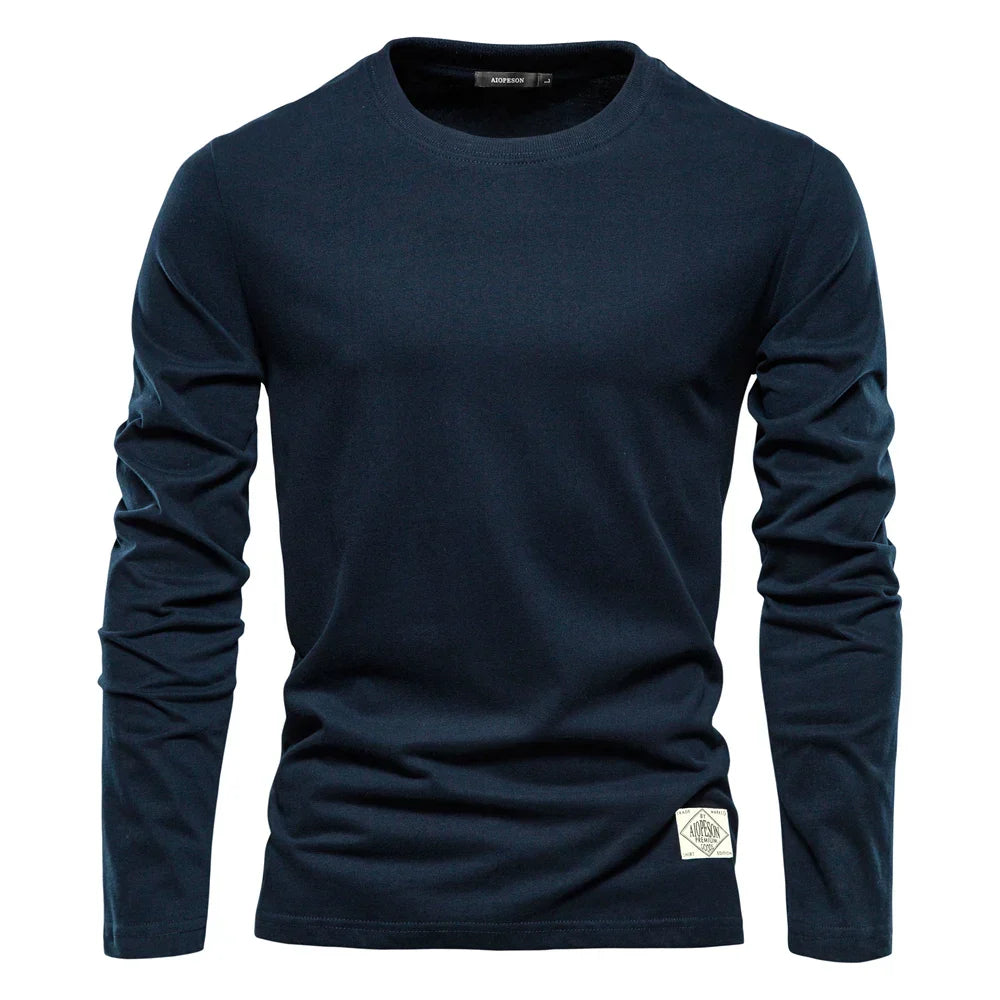 Hetty London Elegant Long Sleeve T-Shirt for Men