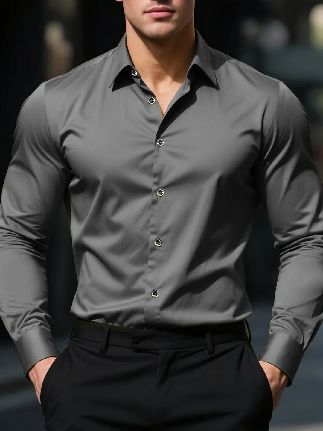Hetty London Business Long Sleeve Shirt for Men