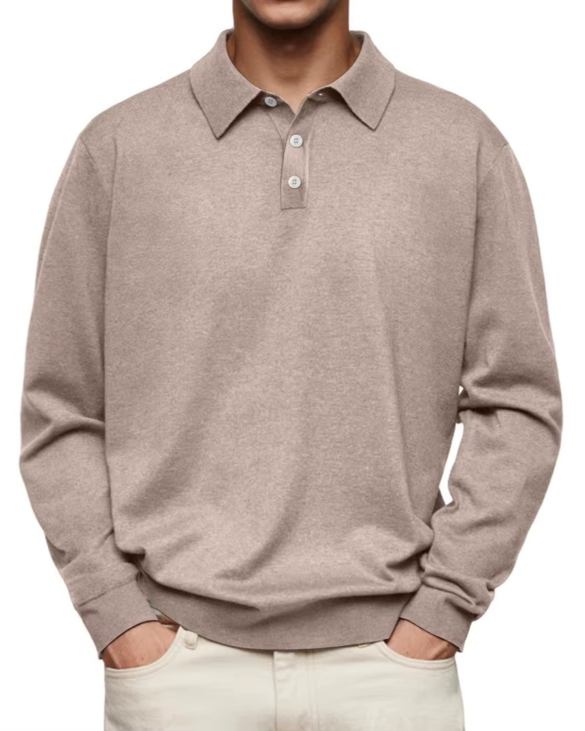 Hetty London Long Sleeve Polo Shirt
