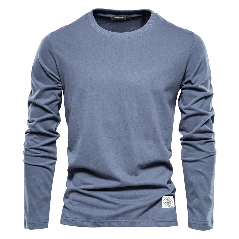 Hetty London Elegant Long Sleeve T-Shirt for Men