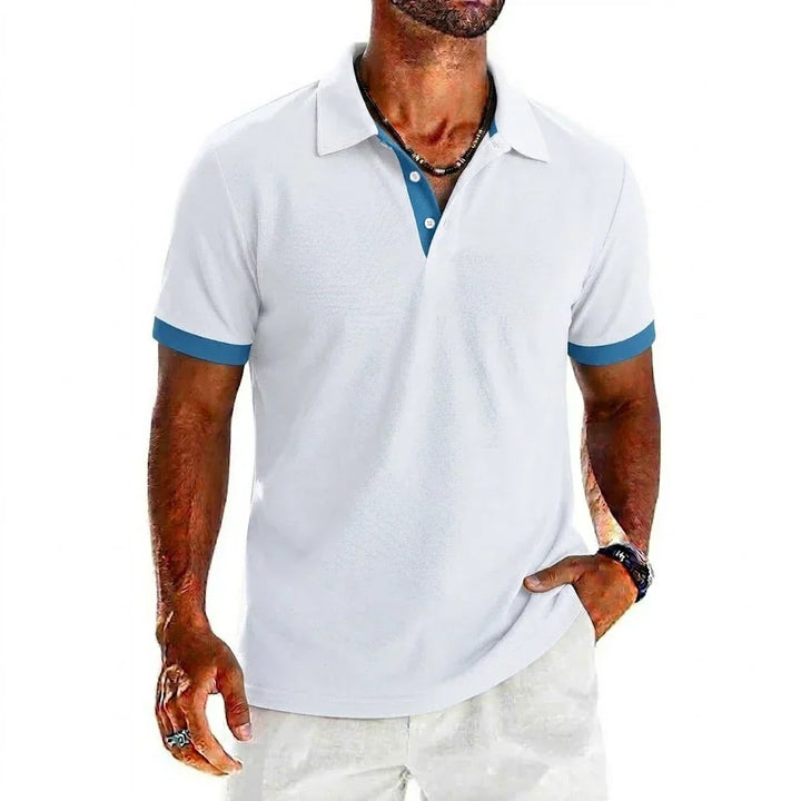 Hetty London Contrast Polo Shirt for Men