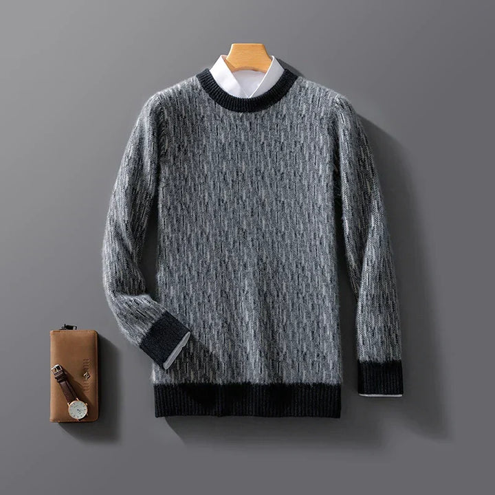 Caspian - Contrast Trim Cashmere Jumper