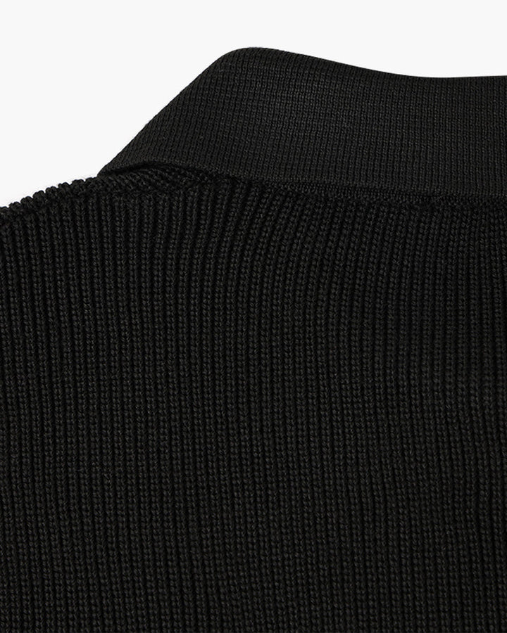 Baxter - Open Collar Polo Jumper