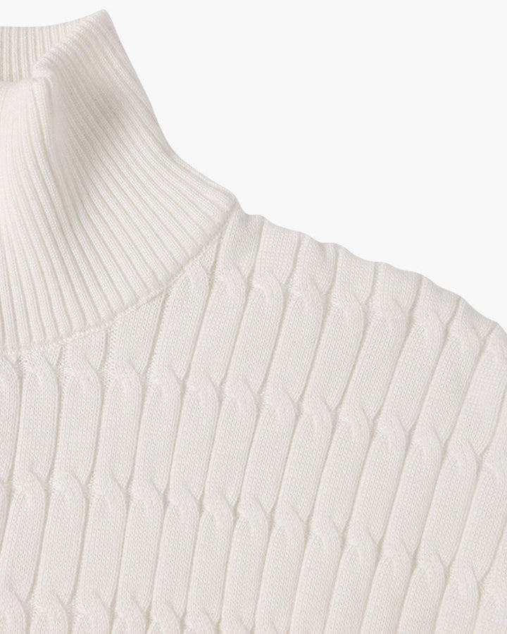 Dexter - Wave Texture Half-Zip Jumper