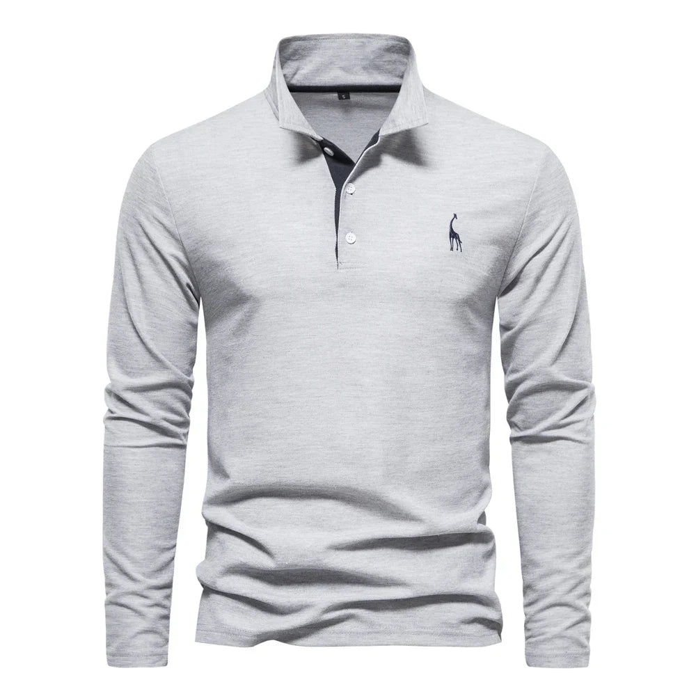 Hetty London Embroidered Polo Shirt for Men