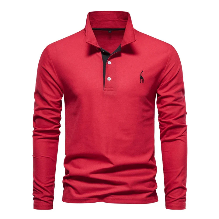 Hetty London Embroidered Polo Shirt for Men