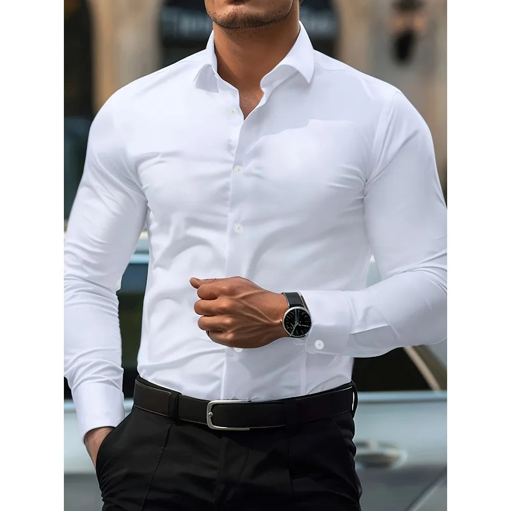 Hetty London Business Long Sleeve Shirt for Men