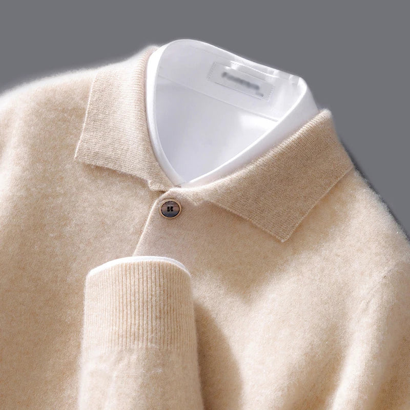 Sterling - Crisp Collar Cashmere Polo