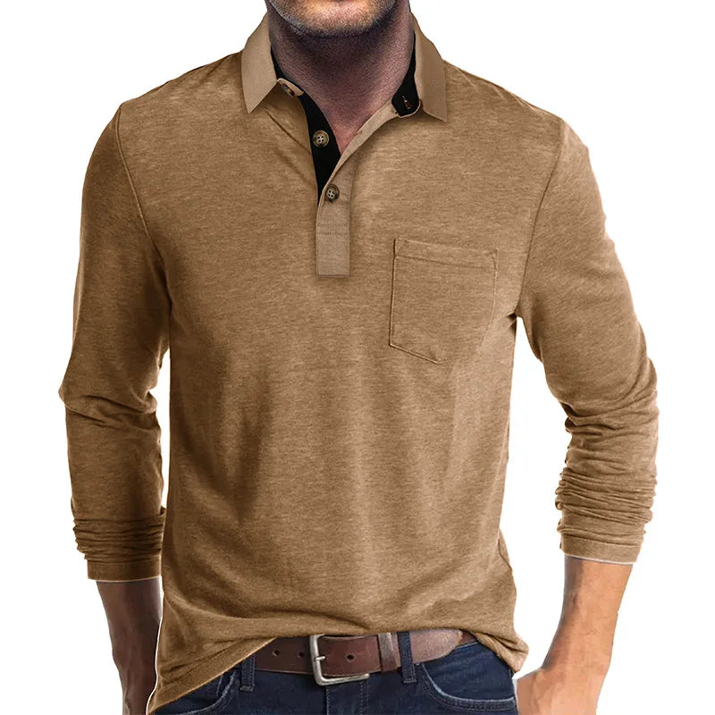 Lewis - Contrast Collar Polo Shirt
