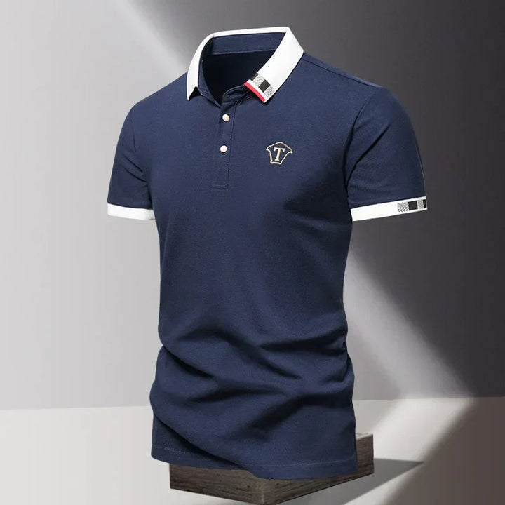Hetty London Zip Polo Shirt for Men