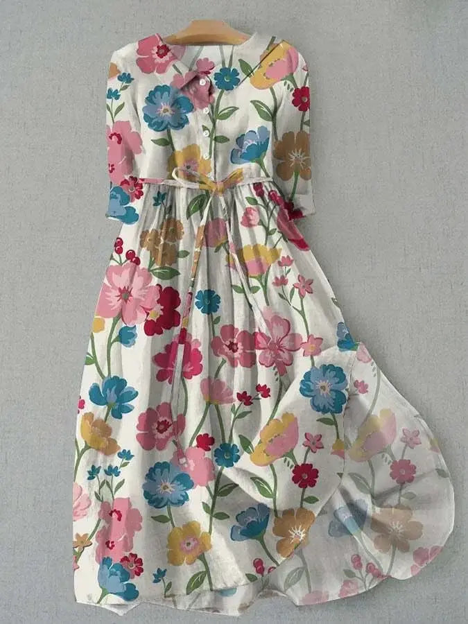 Pamela | Classic Floral Dress