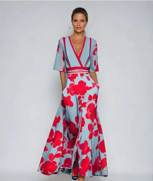 Noelle | Floral Midi Dress