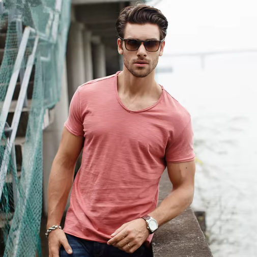 Hetty London Cotton Summer T-Shirt for Men