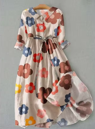 Cheryl | Retro Bloom Dress