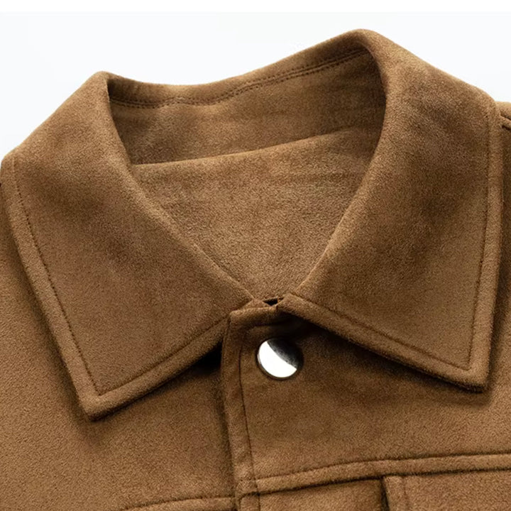 Monty - Suede Trucker Jacket