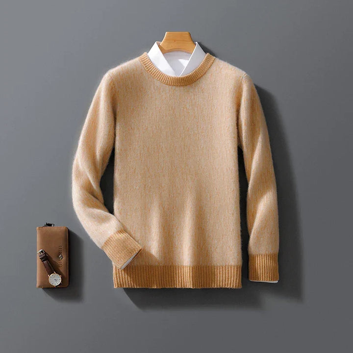 Caspian - Contrast Trim Cashmere Jumper