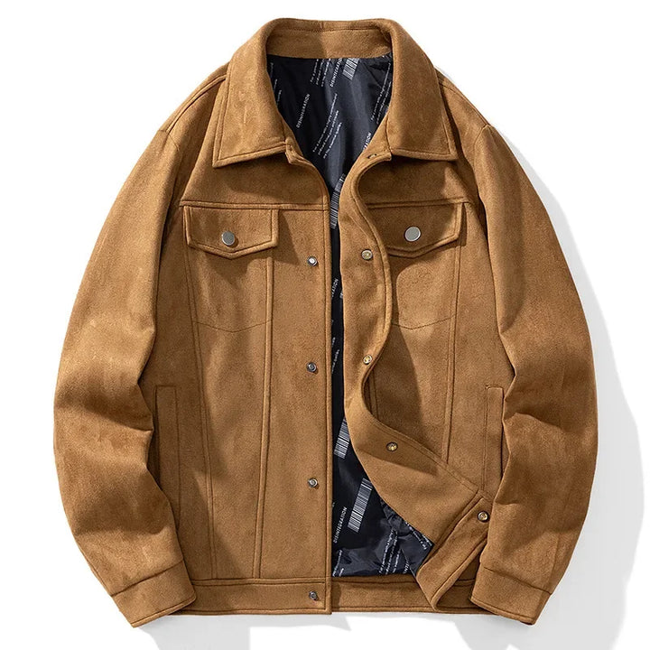 Monty - Suede Trucker Jacket