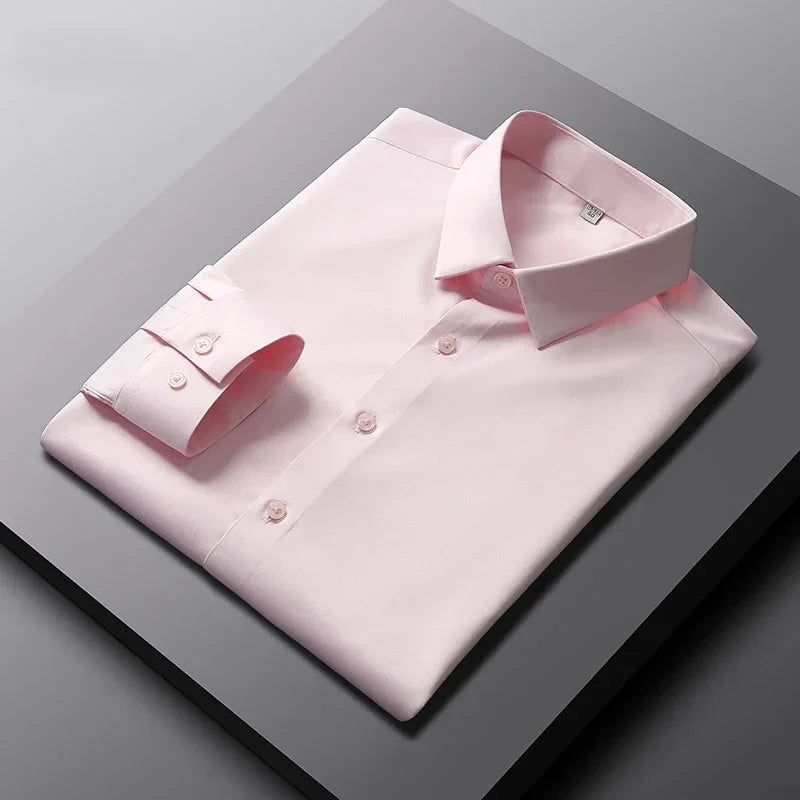 Hetty London Classic Formal Long Sleeve Shirt for Men