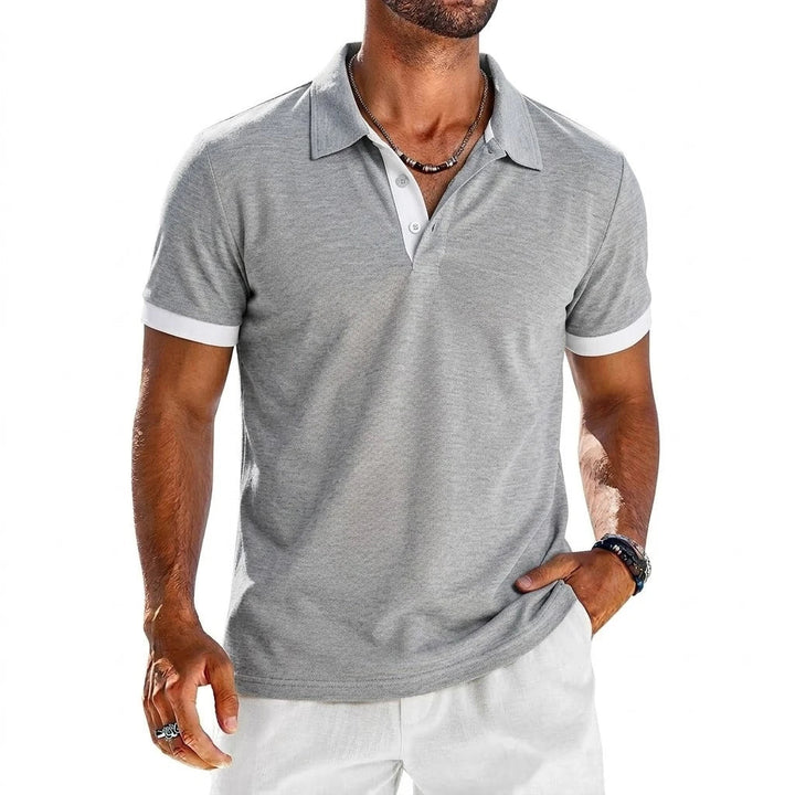 Hetty London Contrast Polo Shirt for Men